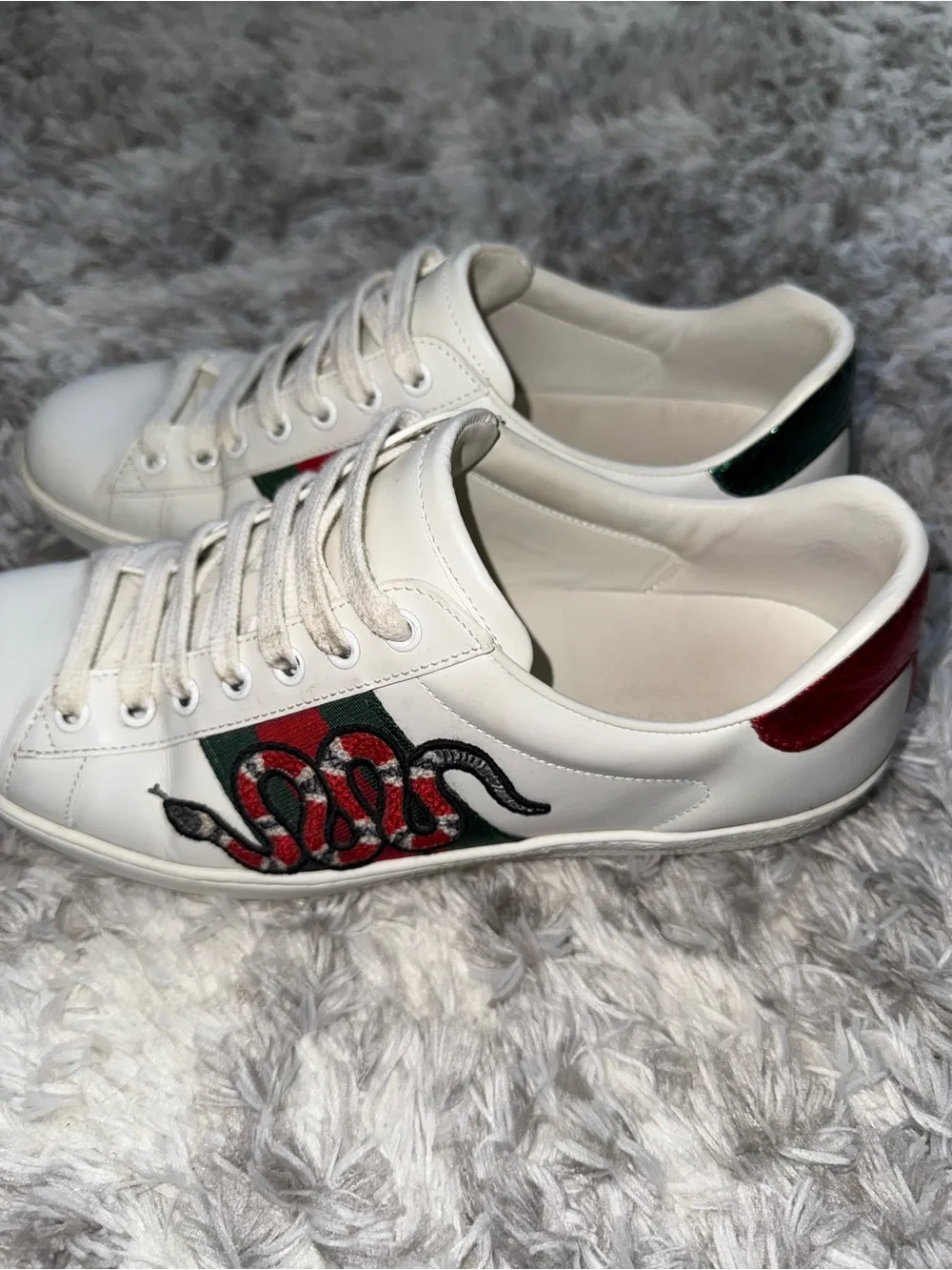 Gucci Ace Sneaker - Embroidered Snake (mens)